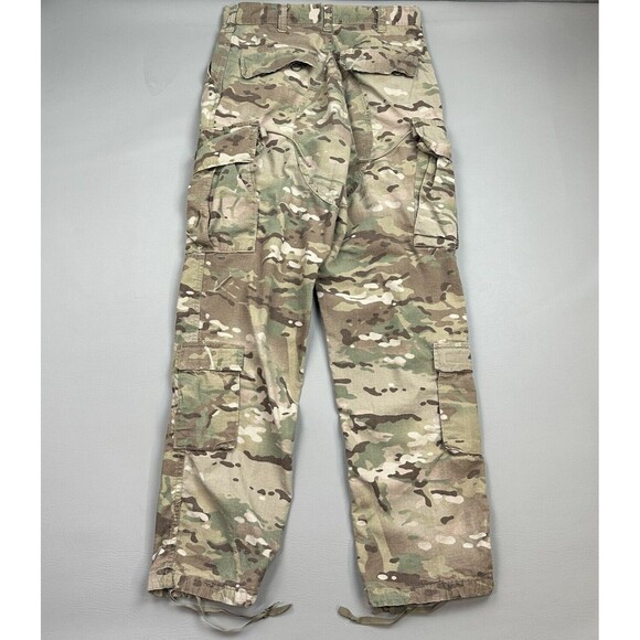 Vintage US Military Pants Mens Small 32x32 Camo Button Fly Flame Resistant - Picture 9 of 12